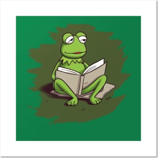 Kermit The Frog relaxing... Posters and Art